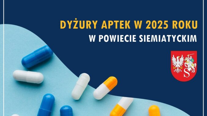 grafika dyżury aptek w powiecie siemiatyckim