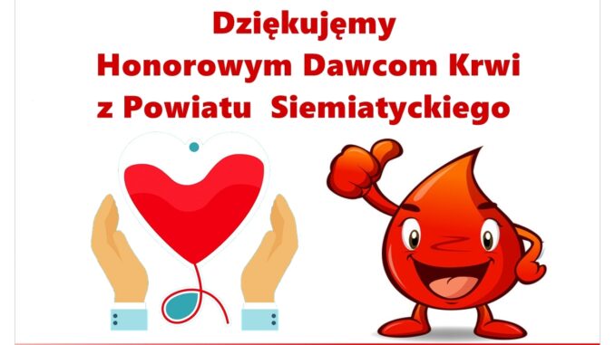 grafika powiat honorowi dawcy krwi