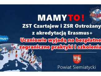 grafika akredytacje erasmus szkoły powiat siemiatycki