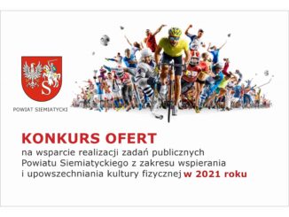 grafika otwarty konkurs ofert kultura fizyczna powiat siemiatycki