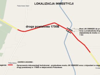 lokalizacja mostu pokaniewo