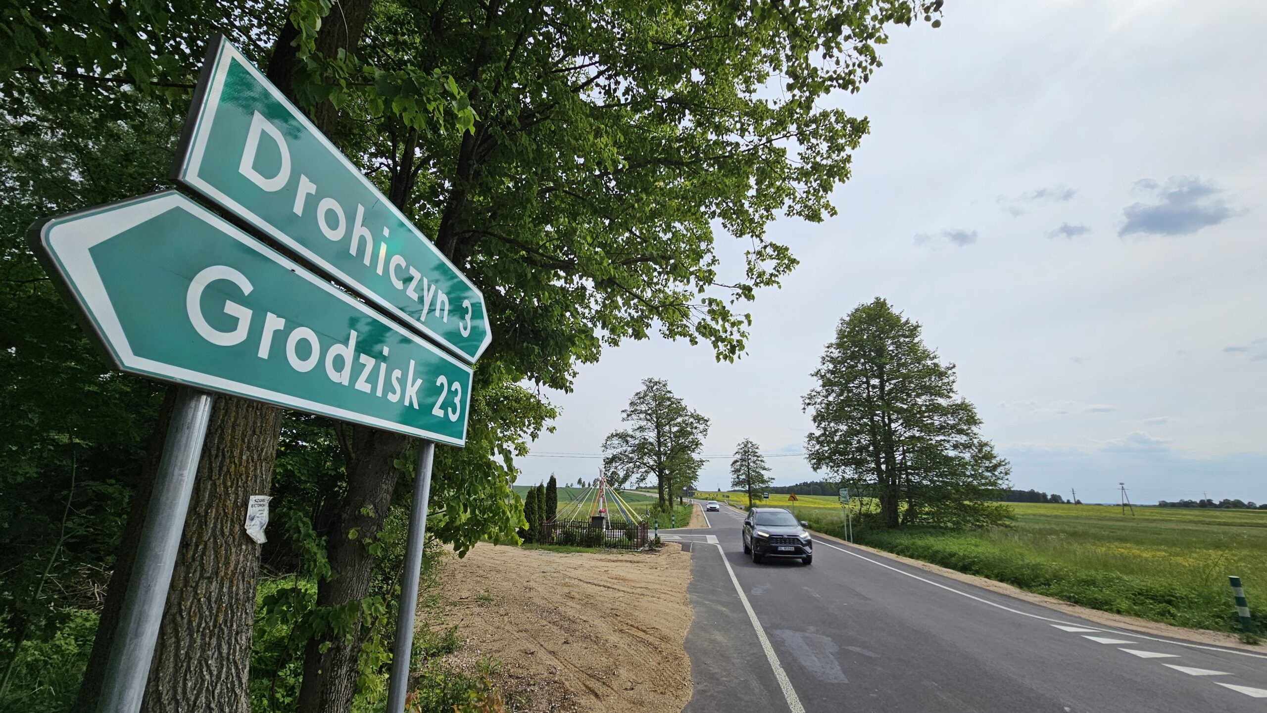 otwarcie drogi w sieniewicach