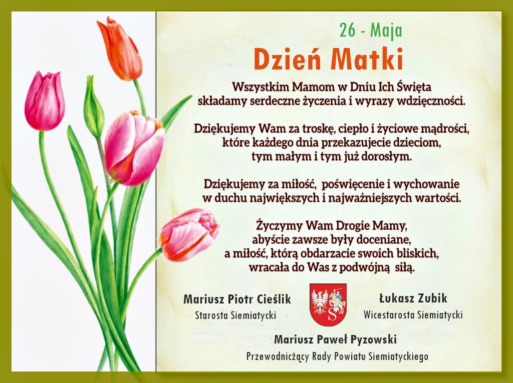 życzenia dzień matki