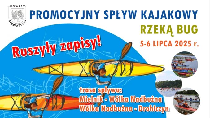 spływ zapisy zapisy na spływ