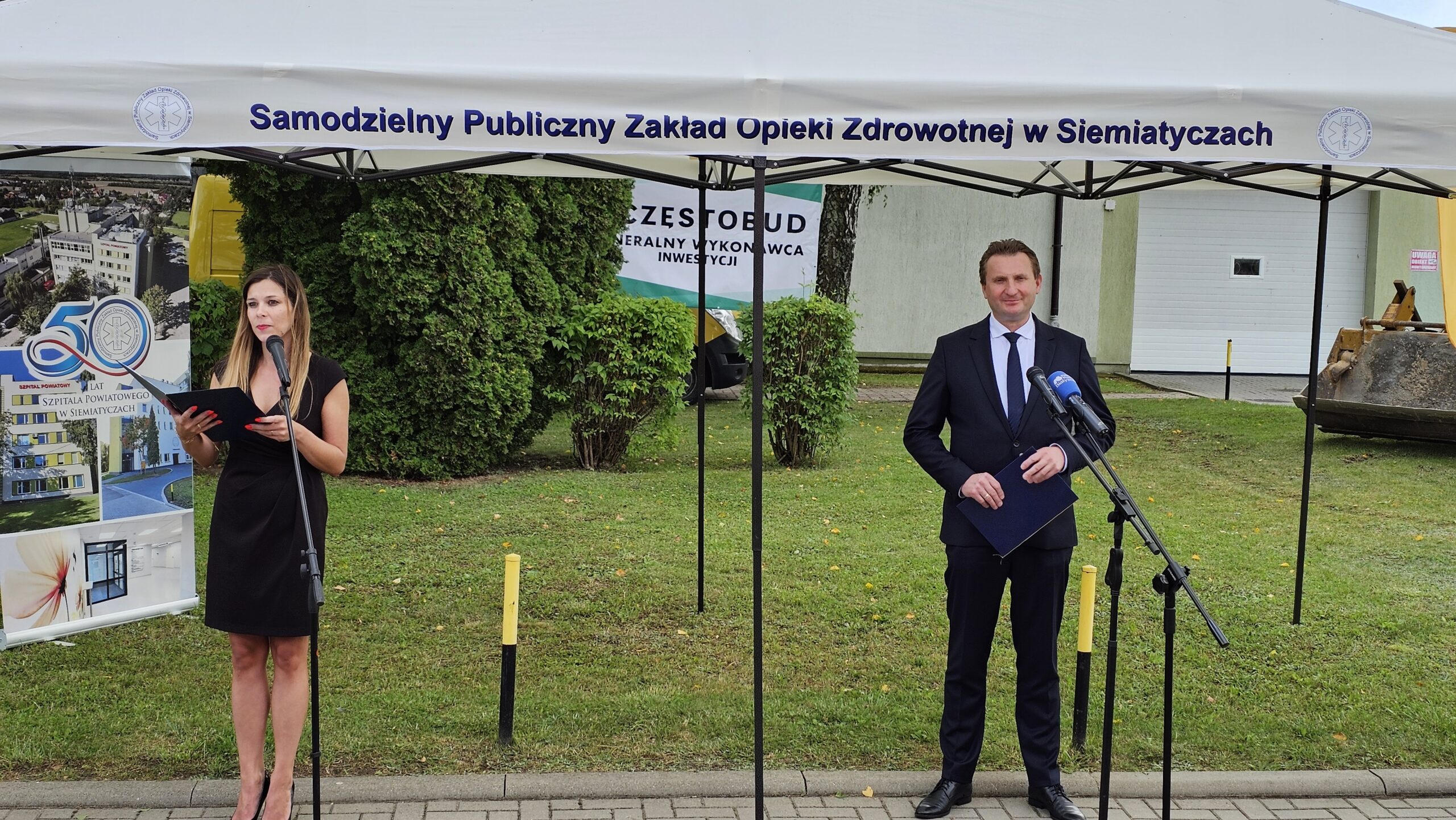 rozpoczęcie rozbudowy szpitala w siemiatyczach