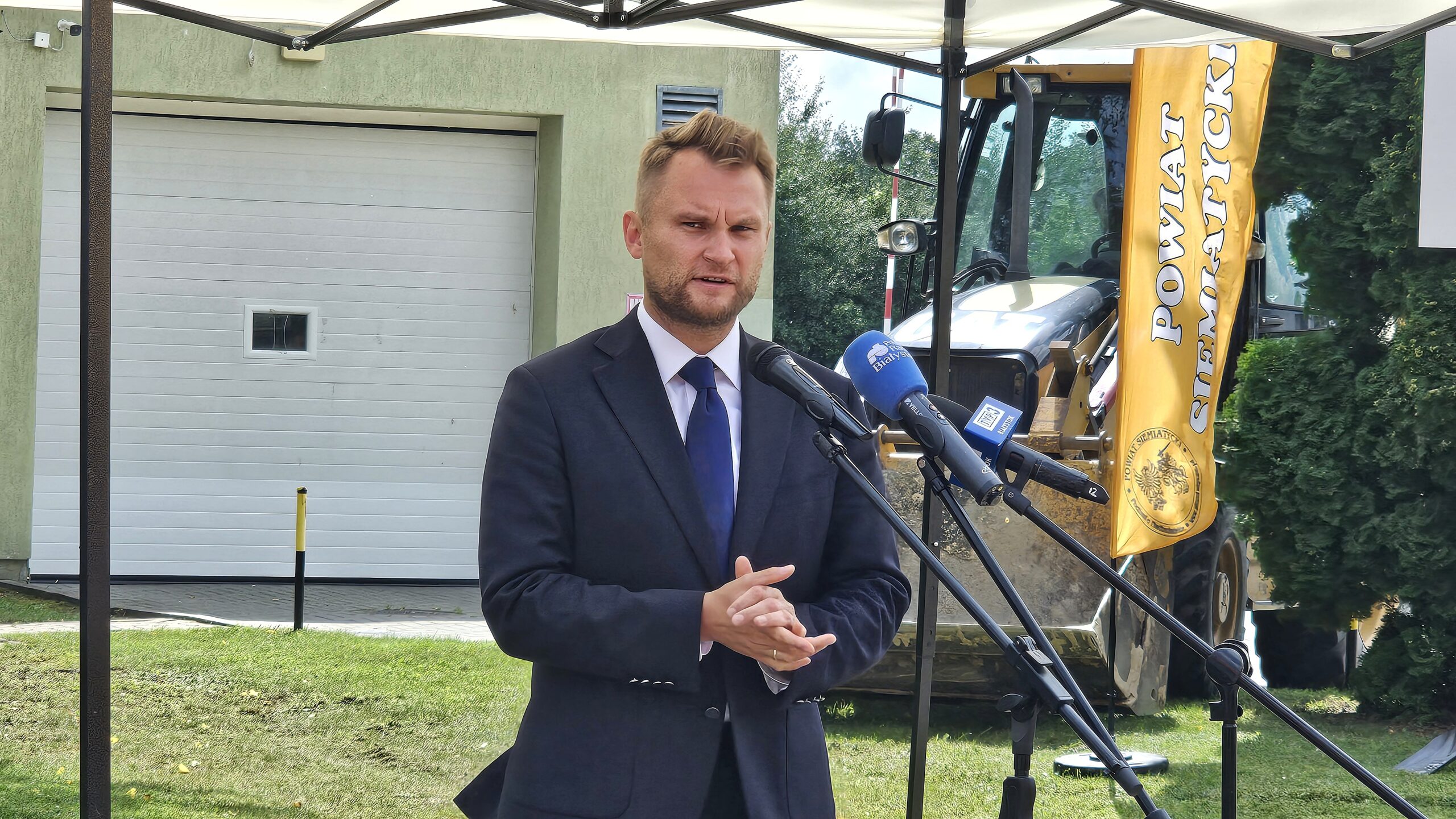 rozpoczęcie rozbudowy szpitala w siemiatyczach