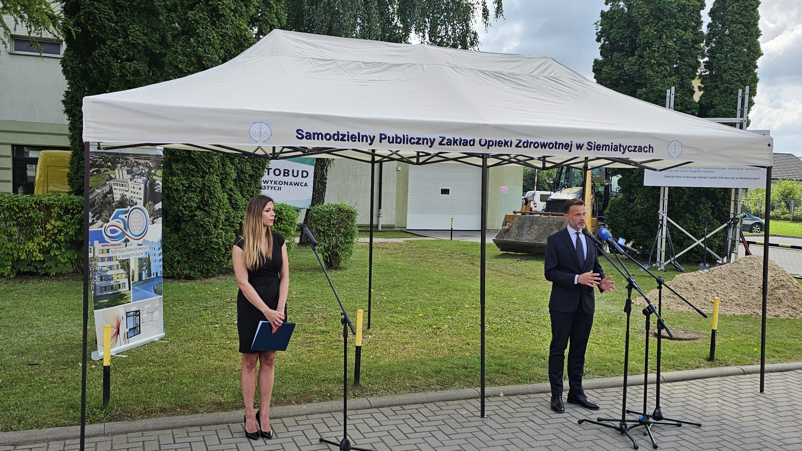rozpoczęcie rozbudowy szpitala w siemiatyczach