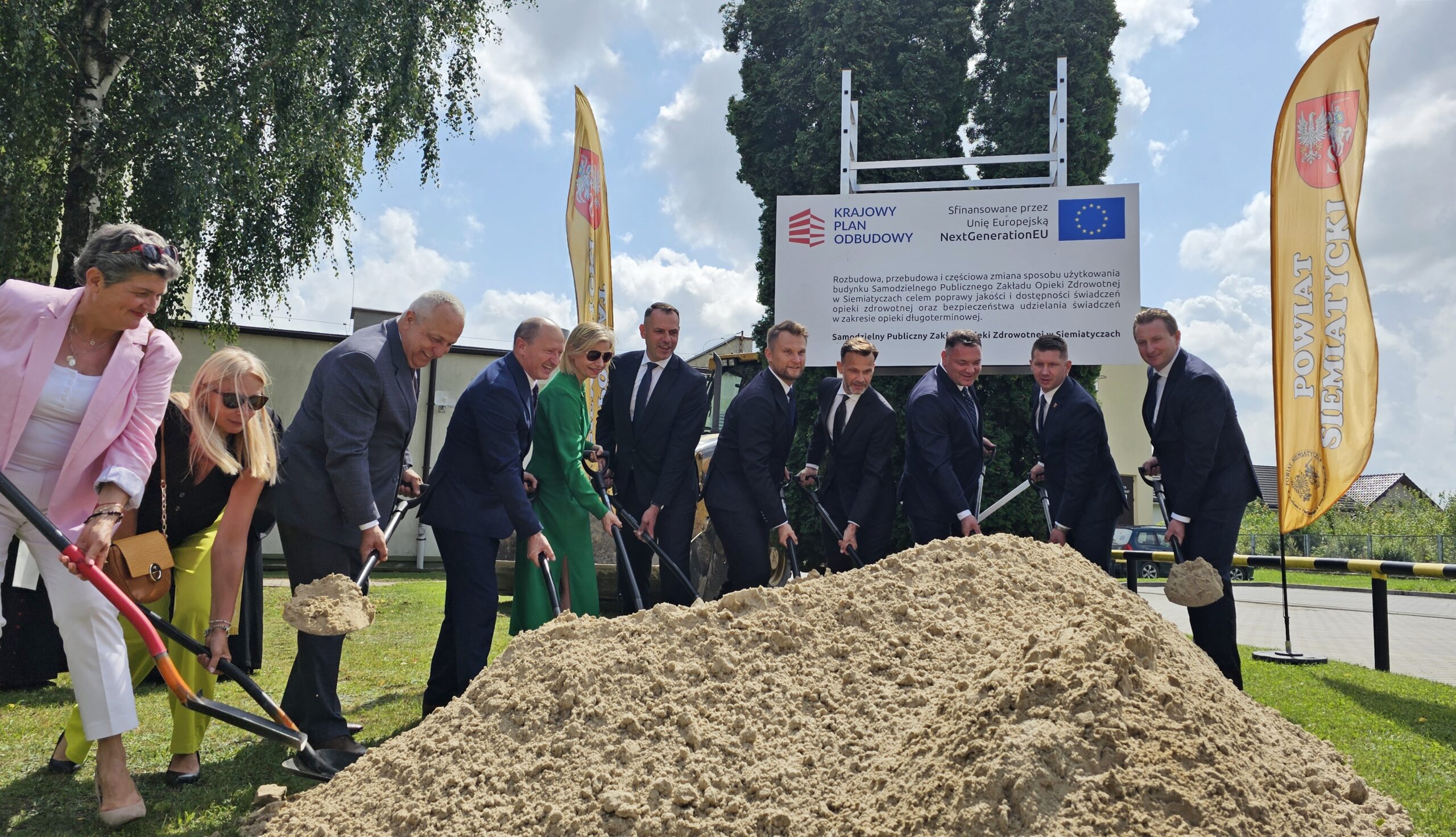 rozpoczęcie rozbudowy szpitala w siemiatyczach