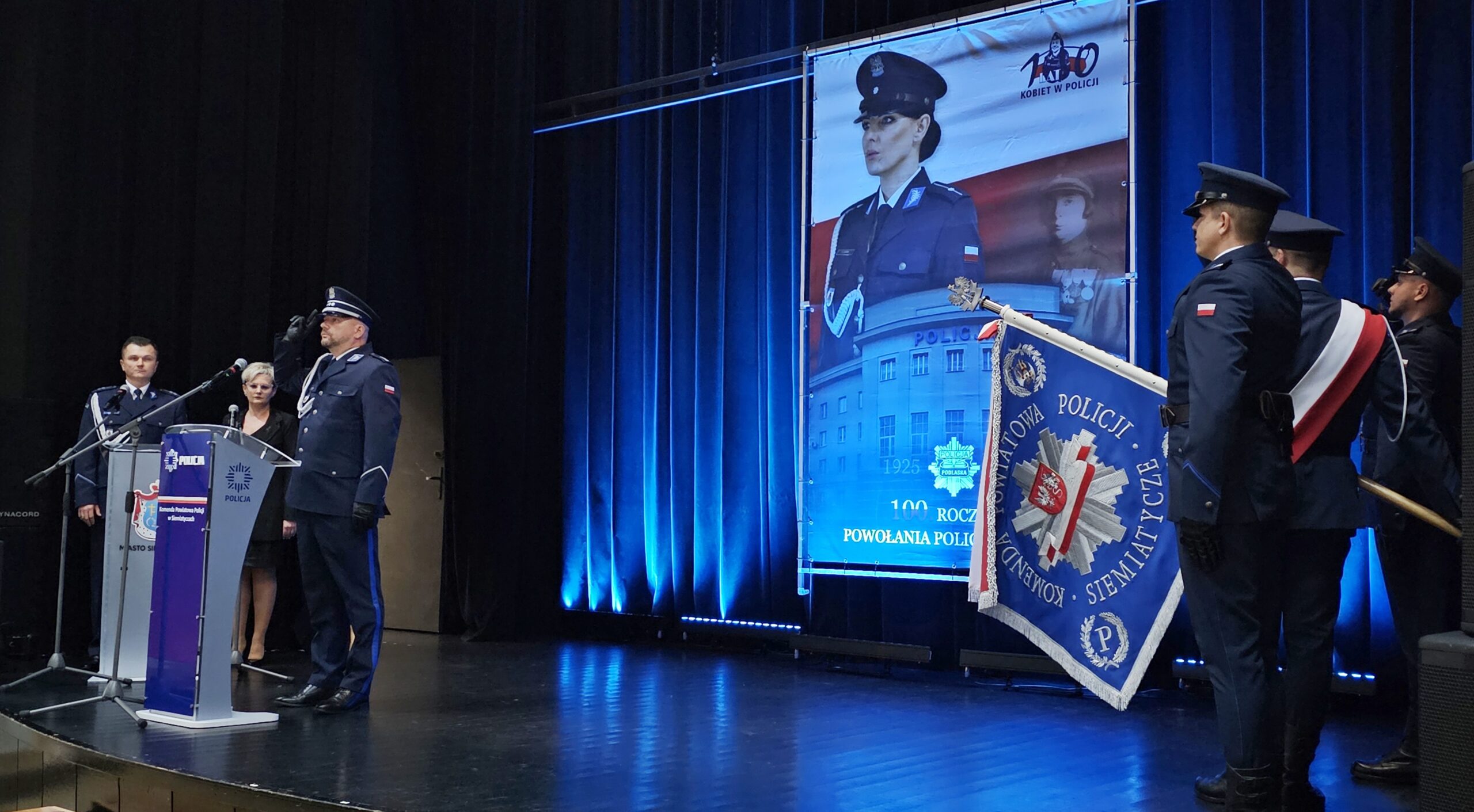 zdjęcie ze święta policji w siemiatyczach