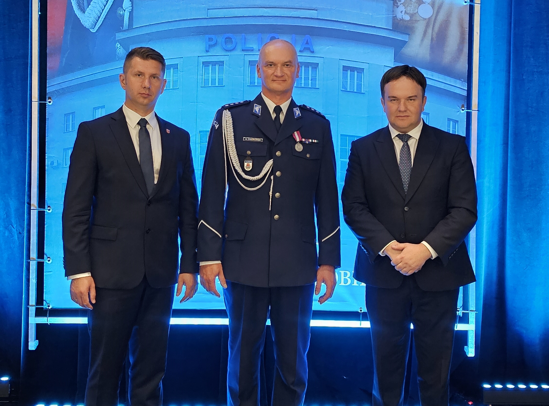 zdjęcie ze święta policji w siemiatyczach