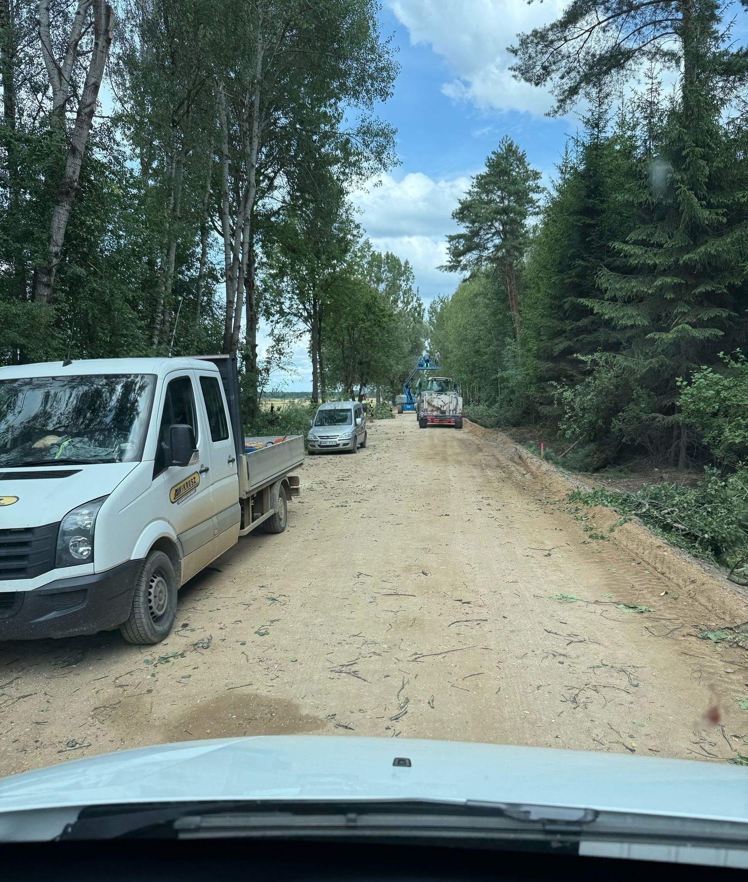 objazd dróg radni