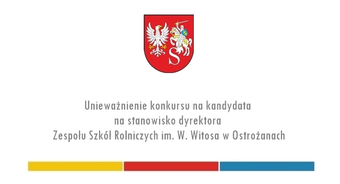 unieważnienie konkursu zsr ostrożany unieważnienie konkursu