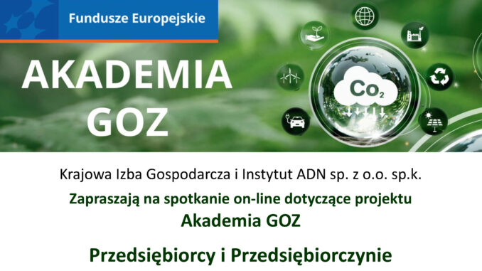 zaproszenie na szkolenie GOZ