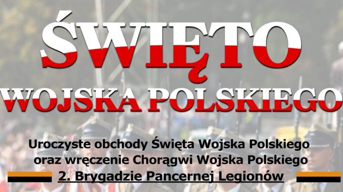 Plakat ŚWP 2025-1 święto wojska polskiego baner