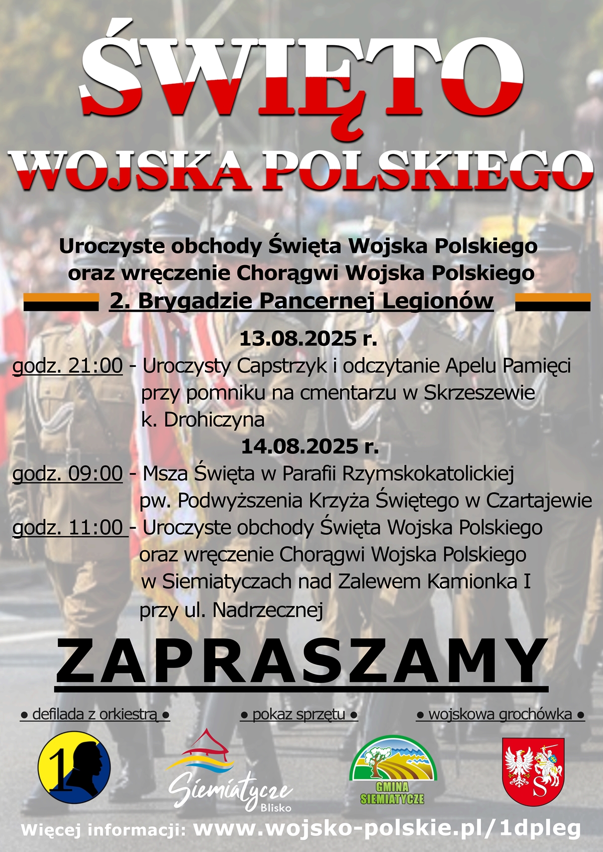plakat święto wojska polskiego