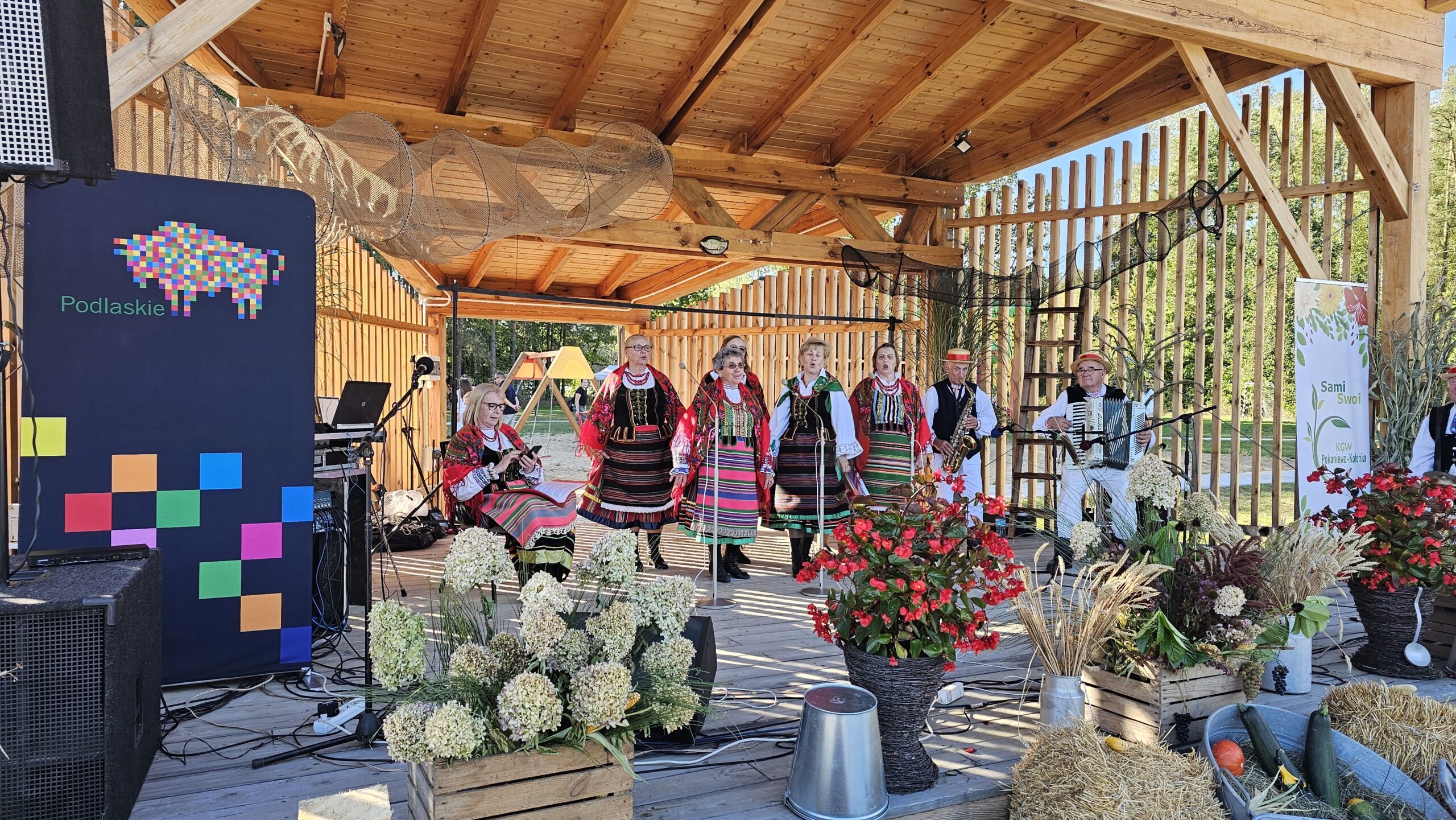 Uroczyste otwarcie dróg poscaleniowych w Pokaniewie i Pokaniewie-Kolonii