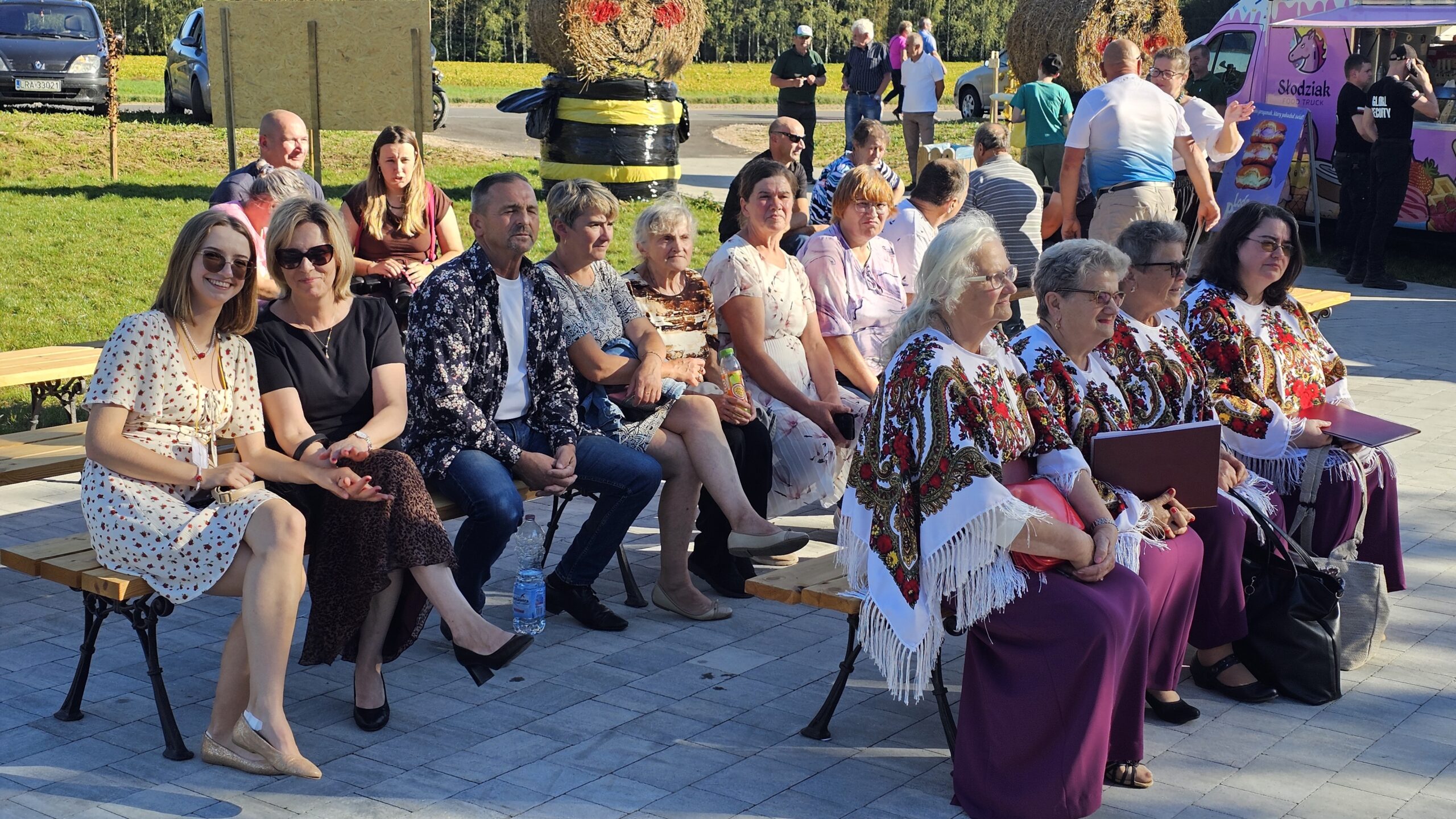 Uroczyste otwarcie dróg poscaleniowych w Pokaniewie i Pokaniewie-Kolonii