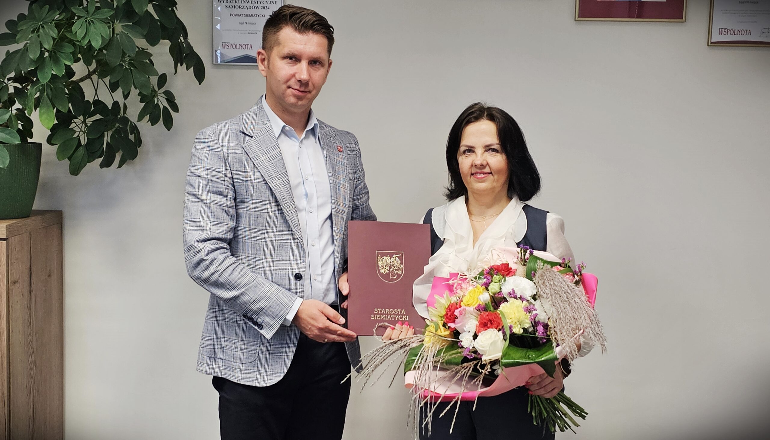 wręczenie nominacji dyrektor zss siemiatycze